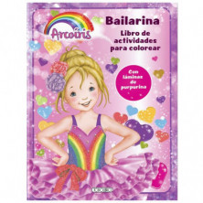 Imagen libro de actividades para colorear bailarina