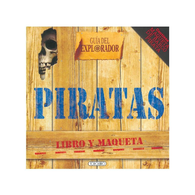 Imagen libro guía del explorador - piratas con maqueta