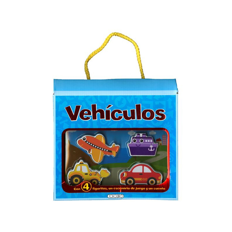 Imagen libro con figuritas vehículos