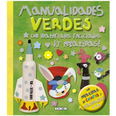 Imagen libro manualidades verdes con material reciclado