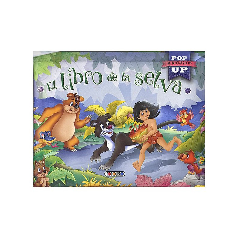 Libro miniclásicos pop up - el libro de la selva | hipergol.com