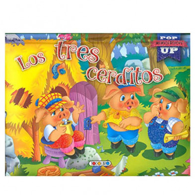 Libro miniclásicos pop up - los tres cerditos | hipergol.com