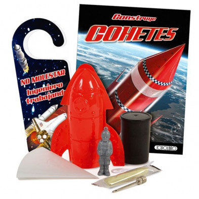 imagen 1 de libro construye cohetes con imateriales