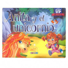 Imagen libro mini pop up anita y el unicornio