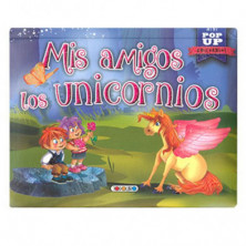 Imagen libro mini pop up mis amigos los unicornios