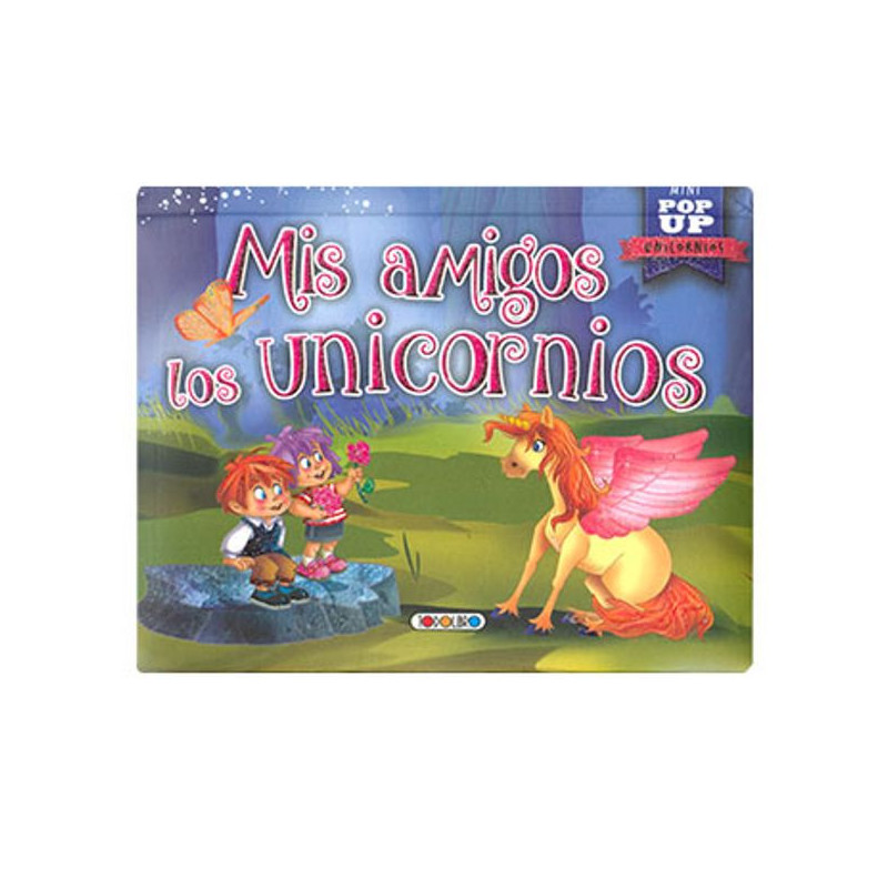 Imagen libro mini pop up mis amigos los unicornios