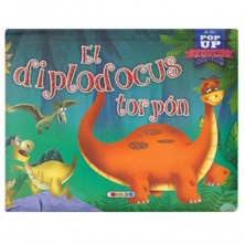 Imagen libro mini pop up el diplodocus torpón