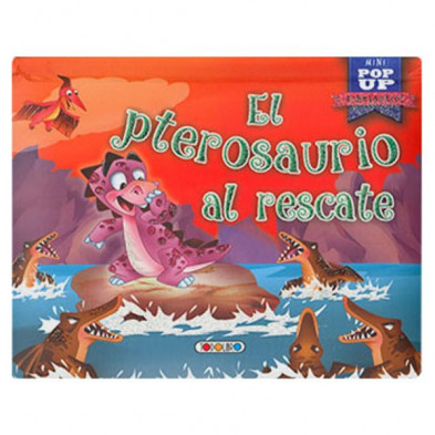 Imagen libro mini pop up el pterosaurio al rescate