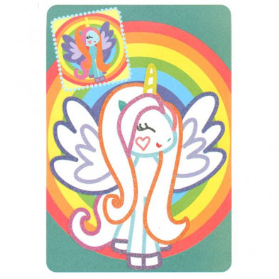 imagen 1 de libro unicornios brillantes para colorear