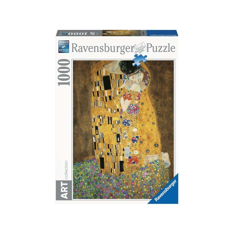 Imagen puzzle ravensburger gustav klimt el beso 1000 piez