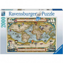 Imagen puzzle ravensburger alrededor del mundo 2000 pieza