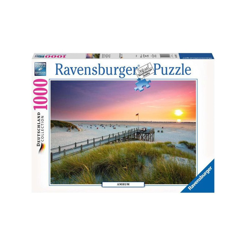 Imagen puzzle ravensburger el atardecer sobre amrum 1000
