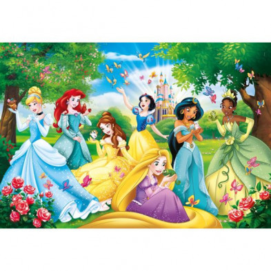 imagen 1 de puzzle clementoni princesas disney 60 piezas