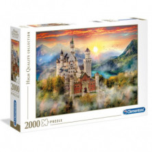 Imagen puzzle clementoni hqc neuschwanstein 2000 piezas