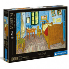 Imagen puzzle clementoni bedroom in arles van gogh 1000