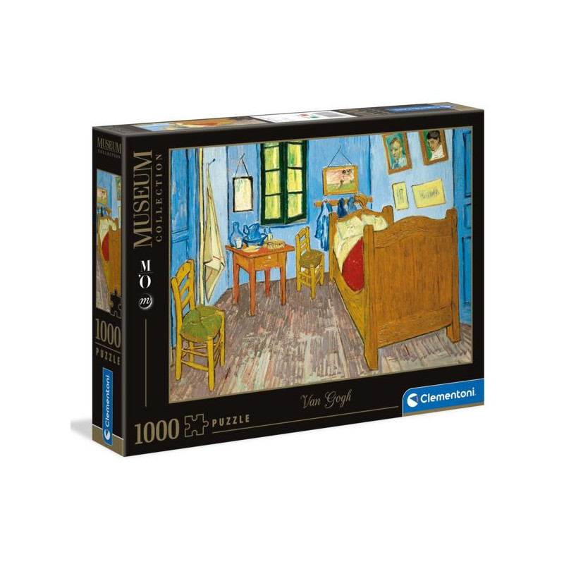 Imagen puzzle clementoni bedroom in arles van gogh 1000