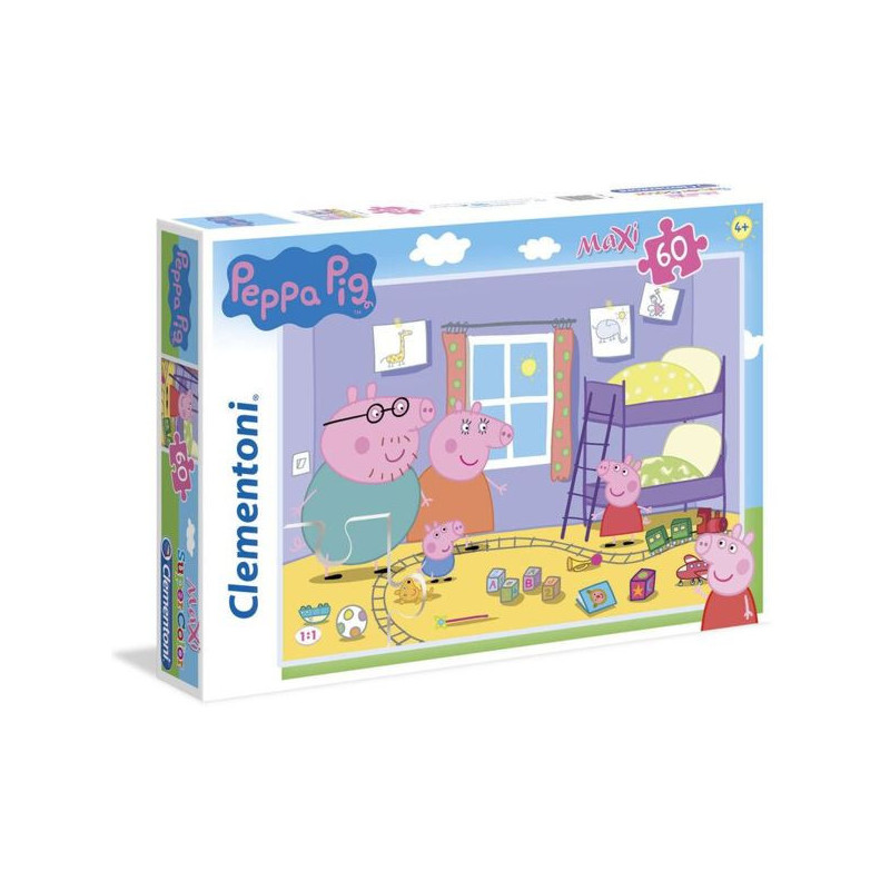 Imagen puzzle clementoni peppa pig 60 piezas