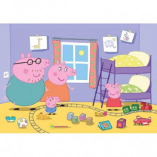 imagen 1 de puzzle clementoni peppa pig 60 piezas