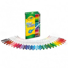 imagen 2 de crayola 50 rotuladores súper punta lavables