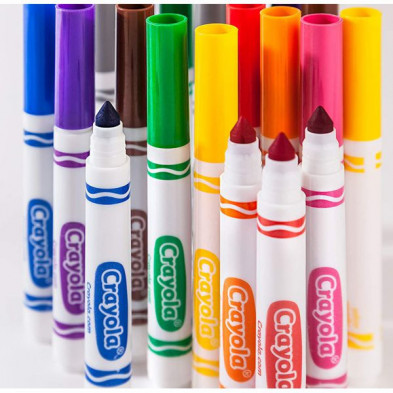 imagen 1 de crayola 24 rotuladores súper lavables maxi punta