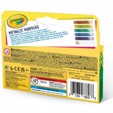 imagen 1 de crayola 6 rotuladores efectos metalizados