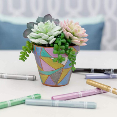 imagen 3 de crayola 6 rotuladores efectos metalizados