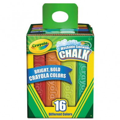 Imagen crayola 16 tizas de suelo lavables