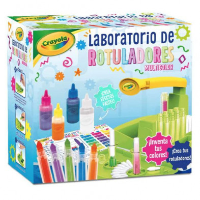 Imagen laboratorio rotuladores multicolor crayola