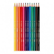 imagen 1 de estuche 12 lápices de colores alpino