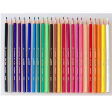 imagen 1 de estuche 24 lápices de colores alpino