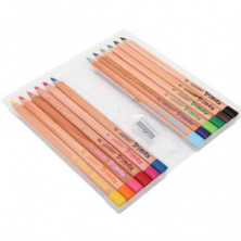 imagen 1 de estuche 12 lápices alpino trimax colores surtidos