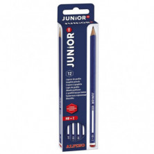 Imagen estuche 12 lápices alpino junior con cabecilla hb
