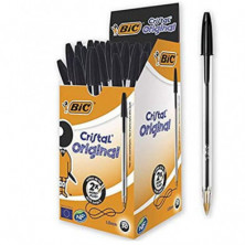 Imagen bic cristal original bolígrafos negro 50u (1mm)