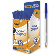 Imagen bic cristal original bolígrafos azul 50u (1mm)