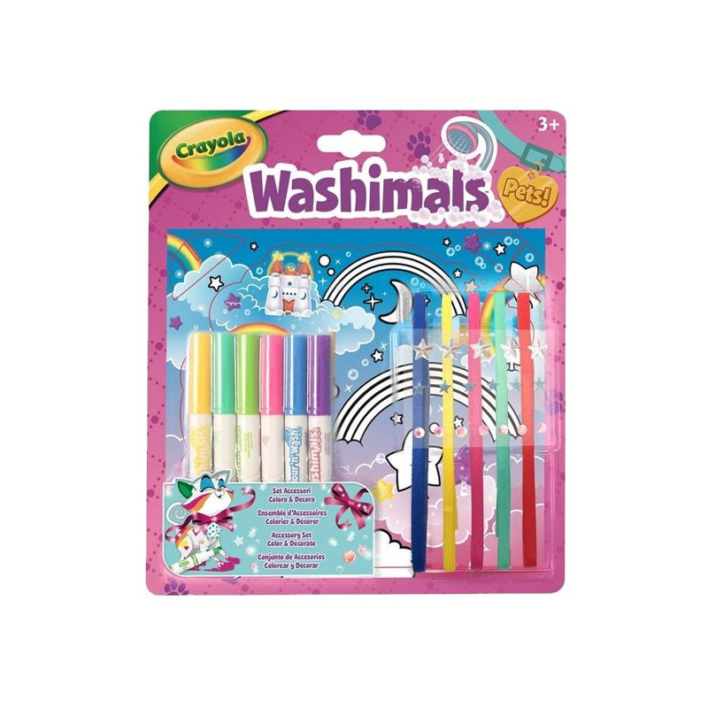 Imagen crayola washimals set de accesorios