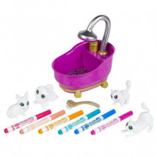 imagen 1 de crayola washimals set de bañera con 4 mascotas