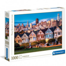 Imagen puzzle clementoni casas pintadas 1000 piezas