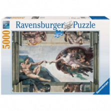 Imagen puzzle ravensburger la creación de adán 5000 pieza