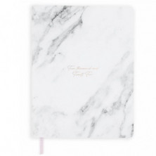 Imagen agenda anual marble semana vista  vertical b5 2022
