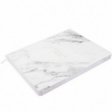 imagen 1 de agenda anual marble semana vista  vertical b5 2022