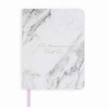 Imagen agenda anual marble día página a6 2022 flex