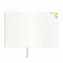 imagen 2 de agenda anual marble día página a6 2022 flex