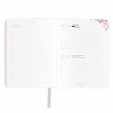 imagen 3 de agenda anual marble día página a6 2022 flex