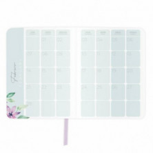 imagen 5 de agenda anual marble día página a6 2022 flex