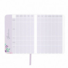 imagen 6 de agenda anual marble día página a6 2022 flex