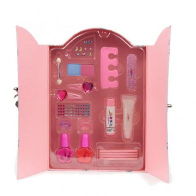 imagen 1 de estuche armario con set de maquillaje infantil