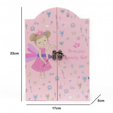 Estuche armario con set de maquillaje infantil Estuche armario con set de maquillaje infantil