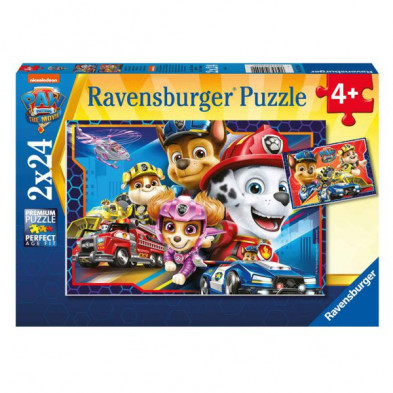 Imagen puzzle ravensburger paw patrol movie 2 x24 piezas Imagen puzzle ravensburger paw patrol movie 2 x24 piezas