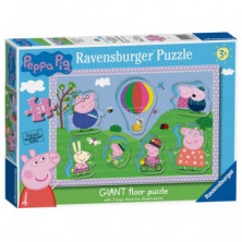 Imagen puzzle ravensburger peppa pig  24 piezas