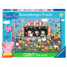 Imagen puzzle ravensburger peppa pig  concierto 24 piezas